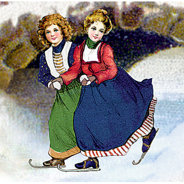 COPPENRATH Adventskalender 38x60cm 71890 Eisenbahn Tanne