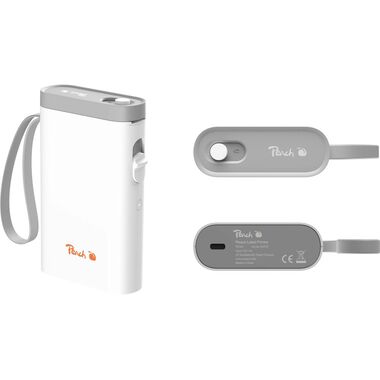 Peach Label Printer LabelPrinter PE110 White