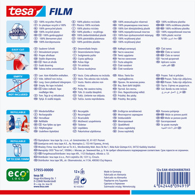 TESA Déroul.à main EasyCut 19mmx10m 579550000 ecoLogo