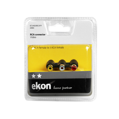 Adaptateur avec 3 RCA | Ekon