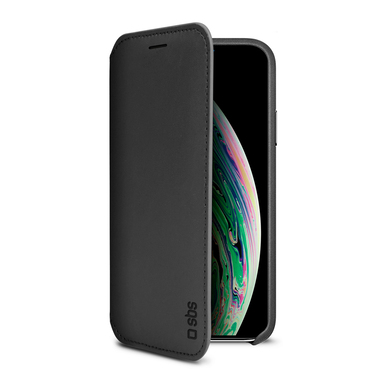 Custodia book con funzione stand per iPhone XS,X