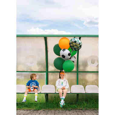 PARTYDECO Ballon en plastique 35x35cm FB296 Joyeux anniversaire, ballons