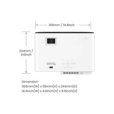 BenQ short throw projector X500i
