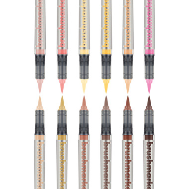 KARIN Brush Marker PRO 27C5 Skin colours 12 Stück
