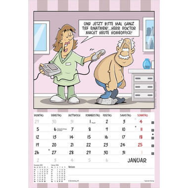 ALPHA EDITION Der Rentner-Kalender 2026 160496 1M/1S DE 23.7x34cm