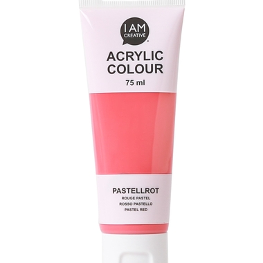 I AM CREATIVE Peinture acrylique 75ml 2001.32 rouge pastel