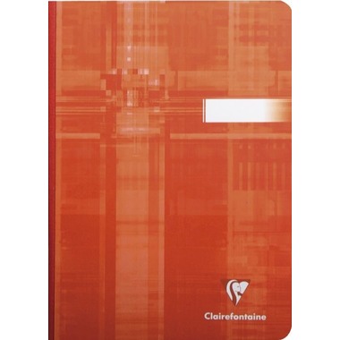 CLAIREFONTAINE Dos Toile Cahier A5 69546 ligné 96 feuilles
