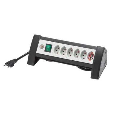 Brennenstuhl Tischsteckdosenleiste Premium-Office-Line 6x T13