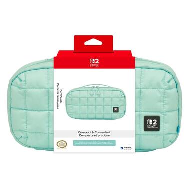 Hori Nintendo Switch 2 Tasche Green Quilted