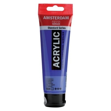 AMSTERDAM Peinture acrylique 120ml 17095042 ultramarin 504