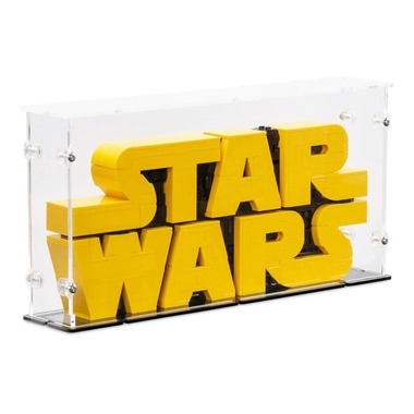 iDisplayit Présentoir en acrylique pour le logo Star Wars en briques LEGO 75407