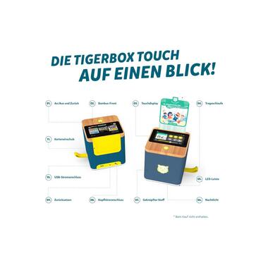 Tigermedia Tigerbox Touch Plus Swiss Edition verde-blu