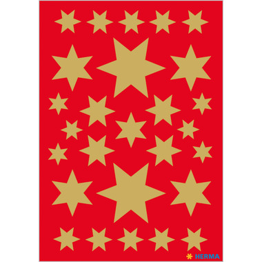HERMA Sticker Etoile 3927 or 81 pcs./3 flls.