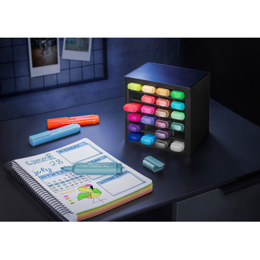 FABER-CASTELL Textmarker TL 46 254602 Deskset 24 pièces