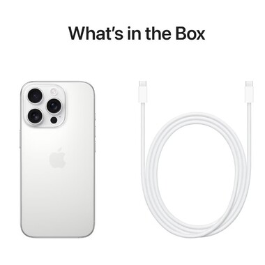 Apple iPhone 16 Pro (256GB, White Titanium)