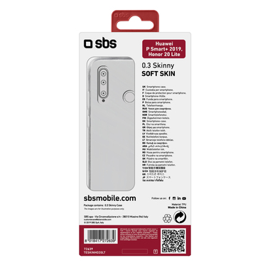 Cover Transparent für Honor 20 Lite, Huawei P Smart+ 2019
