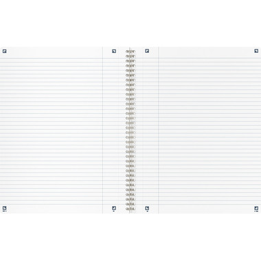 OXFORD Quaderno a spirale Origins A4+ 400150002 blau, rigato 70 fogli