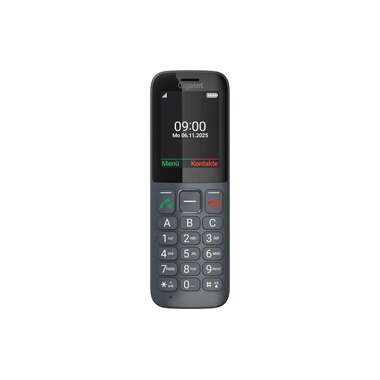 Gigaset Schnurlostelefon Comfort 600 SIM Schwarz/Grau