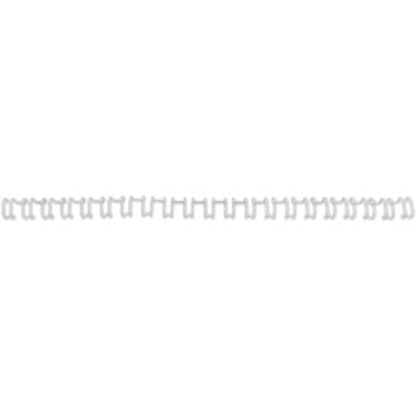 GBC Baguettes de reliure 14mm A4 IB165481 blanc, 21 anneaux 100 pcs.