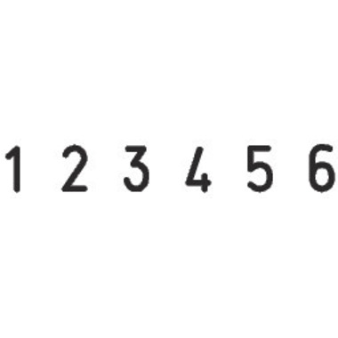 TRODAT Ziffernstempel 1536 6-stellig 3mm