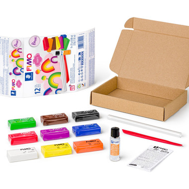 FIMO Set di plastilina soft 9x25g 802310 Basic