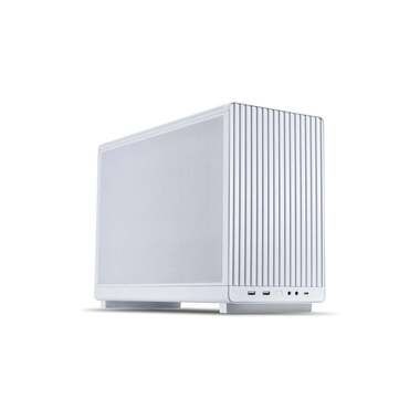 Lian Li Boîtier d’ordinateur Lian Li DAN Cases A3-mATX Micro-ATX Case – blanc
