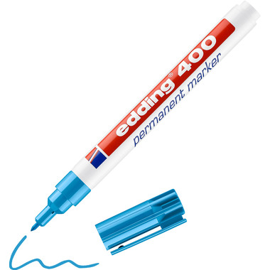 EDDING Permanent Marker 400 1mm 400-10 hellblau