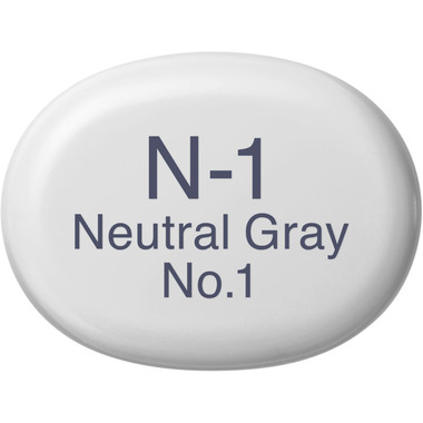 COPIC Marker Sketch 2107587 N-1 - Neutral Grey No.1