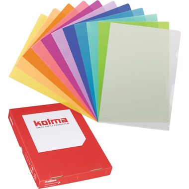 KOLMA Sichtmappen Superstrong A4 59.434.22 kiwi 100 Stück