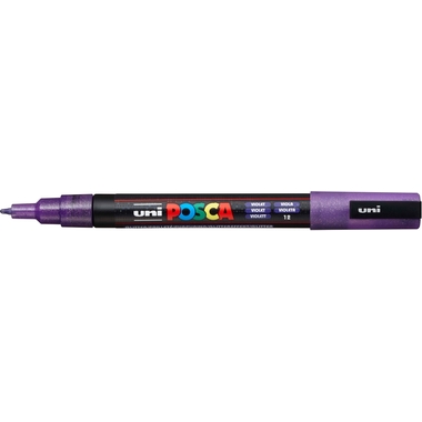 POSCA Marker 0.9-1.3mm PC-3ML VIOLE glitzer violett