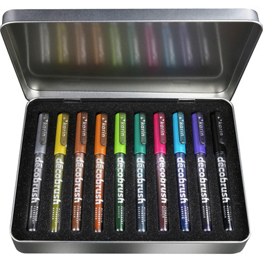 KARIN Deco Brush Metallic 28Z1 Metal Box 10 pcs.