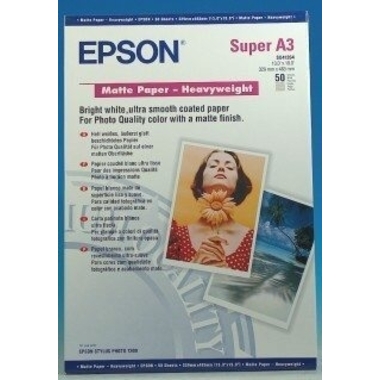 EPSON Matt Paper heavy weight A3+ S041264 InkJet 167g 50 Blatt