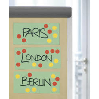 HERMA Marcatori 8mm 1841 giallo 540 pz.