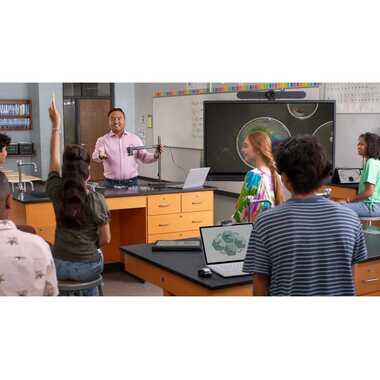 Logitech Reach - Telecamera regolabile per contenuti con base da tavolo