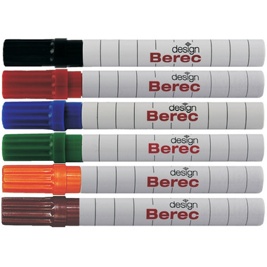 BEREC Whiteboard Marker 1-4mm 952.06.99 6er Etui Klassiker