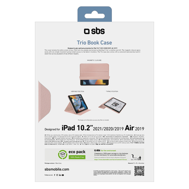 Étui pour iPad 10.2" 2021/2020/2019 avec support