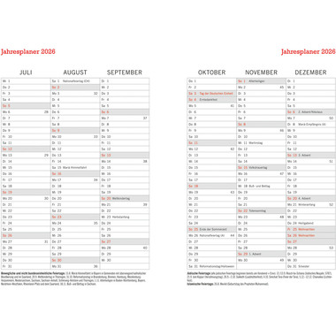 HEYE Familienagenda Peanuts 2026 21545+26 1W/2S DE 15.2x23.2cm