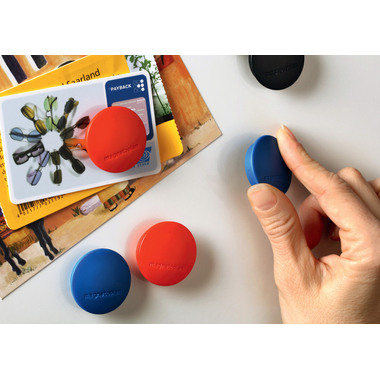 MAGNETOPLAN Calamita Discofix Stand. 30mm 1664200 bianco, ca. 0.7 kg 10 pezzi