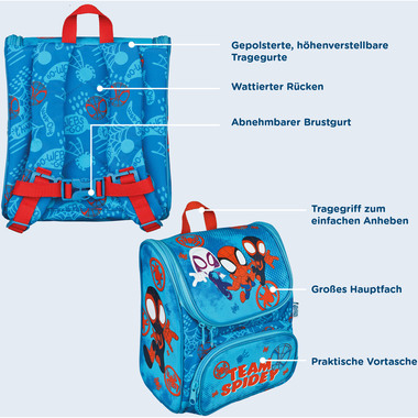SCOOLI Zaino per l'asilo Cutie SPYD8243 Spidey