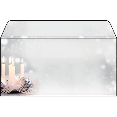 SIGEL Weihnachts-Umschlag 11x22cm DU178 90g 50 Stück