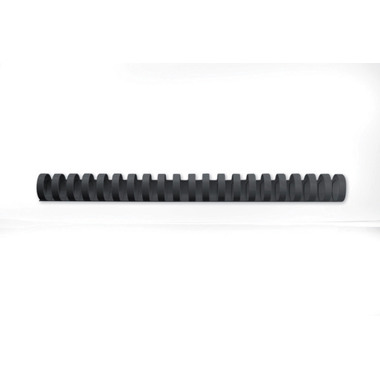 GBC Baguettes de reliure 16mm A4 4028600 noir, 21 anneaux 100 pcs.
