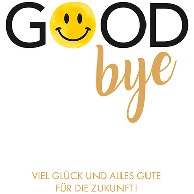 ABC Carte d'adieu DE B6 52298 Goodbye