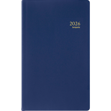 BREPOLS Agenda Breform Seta 2026 0.516.2120 1T/1S blau 10x16.5cm