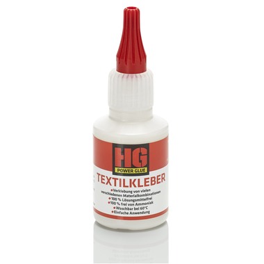HG POWERGLUE La saldatura dalla bottiglia T5200000 Adesivo per tessuti 50ml