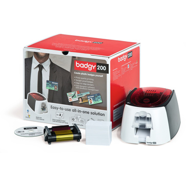 EVOLIS Imprimante cartes PP B22U0000RS Badgy 200 Ruban 100 cartes