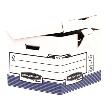 FELLOWES BankersBox Flip Top Cube 0021601 bianco/blu 350x280x350mm