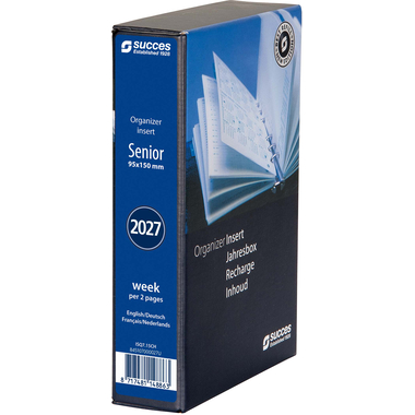 SUCCES Agenda Senior 2027 845107000027U 1W/2S Ersatz kompl. 9.5x15cm