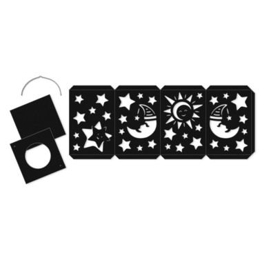 URSUS Laternenbastelset 14x20cm 2370099 Sonne, Mond & Sterne