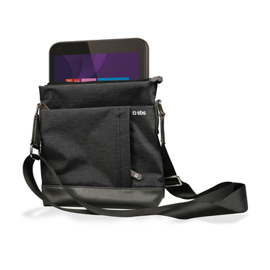 Borsa a tracolla con spallacci per tablet fino a 8"