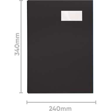 BIELLA Unterschriftenmappe A4 34142027U dunkelgrau 20-teilig